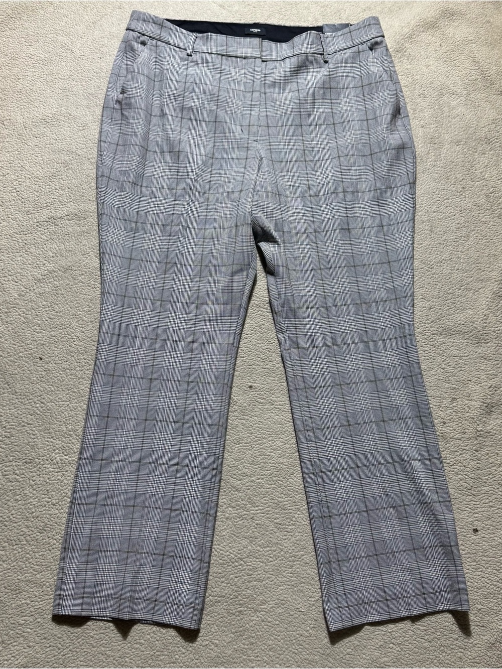Express Pants Womens 16S Editor Boot Mid Rise Gray Office Business 32x29x5 NEW
